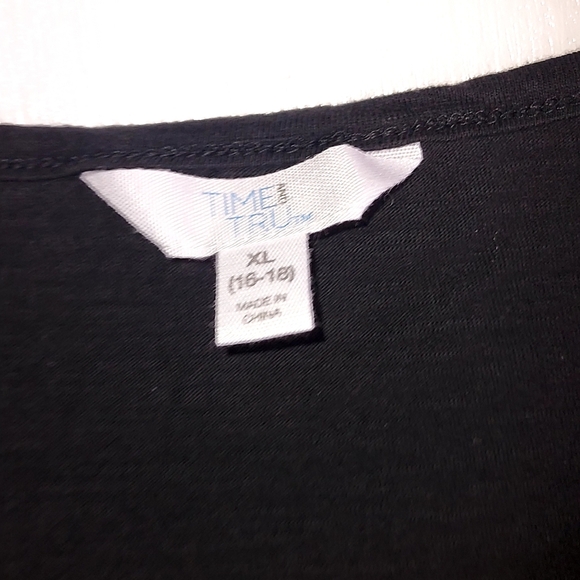 Time And Tru Black Women's Top - Picture 2 of 2